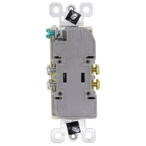Main product image of Radiant Tamper-Resistant Duplex Receptacle, NEMA 5-15R - Light Almond (15A, 125V)
