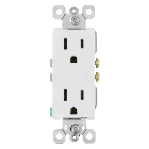 Main product image of Radiant Duplex Receptacle, NEMA 5-15R - White (15A, 125V)