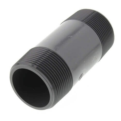 Main product image of 1-1/2" x 4-1/2" PVC Sch 80 Threaded Nipple