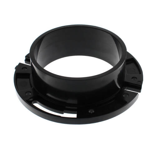 Main product image of Flush to Floor Open Closet Flange w/ One-Piece Plastic Ring (4" Hub)