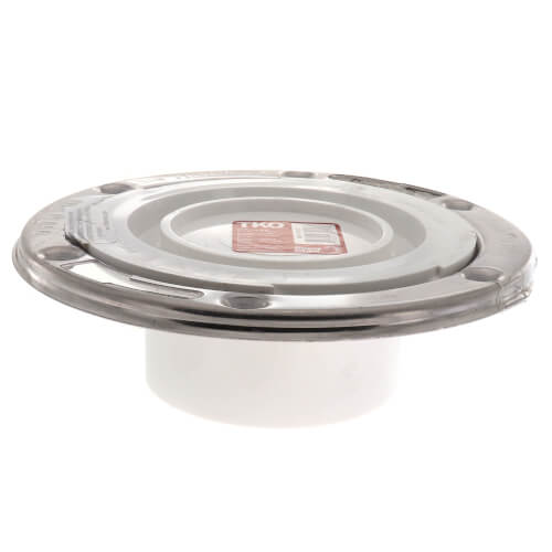 Main product image of 3" Sch. 30 Hub Total Knockout Closet Flange w/ Stainless Steel Swivel Ring