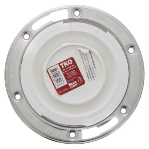 Main product image of 3" Spigot Total Knockout Flange w/ Stainless Steel Swivel Ring