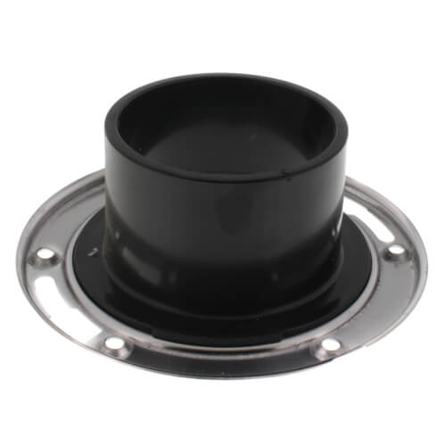 Main product image of Flush to Floor Open Closet Flange w/ Stainless Steel Swivel Ring (3" Hub/4" Inside)