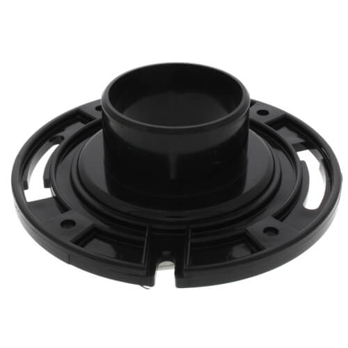 Main product image of ABS Open Closet Flange w/ One-Piece Plastic Ring (3" Inside)