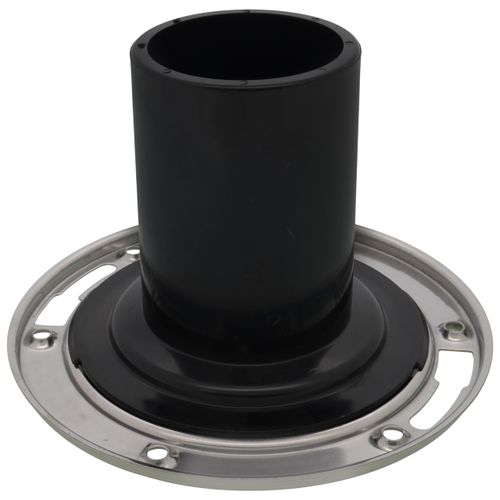Main product image of ABS Open Closet Flange w/ Stainless Steel Swivel Ring & 4" Tailpiece (3" Inside)