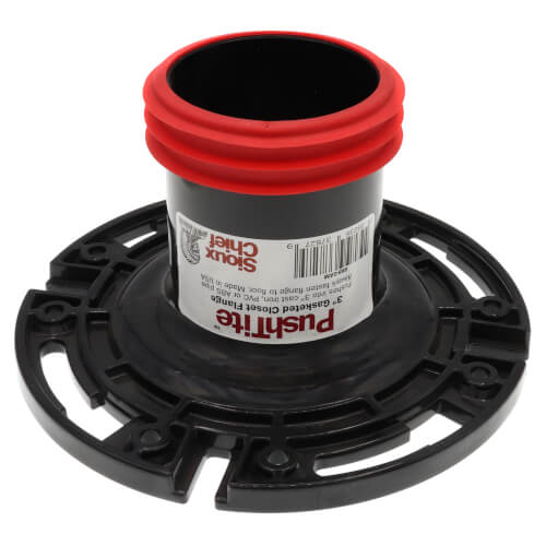 888GAM Sioux Chief 888GAM PushTite Closet Flange w/ Plastic Ring