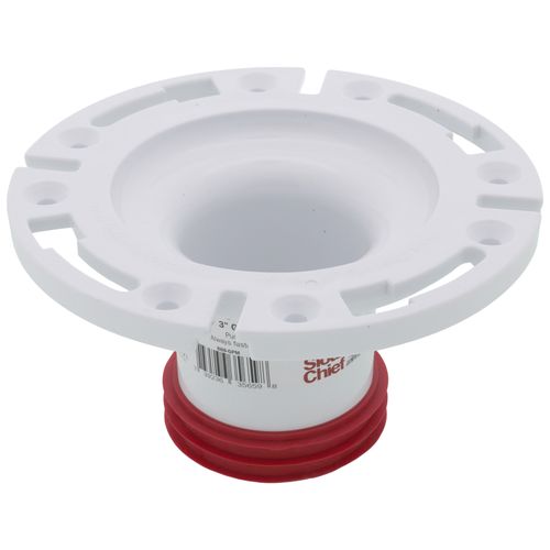 Main product image of 3" Inside Push-In Flange w/ Extended Outlet