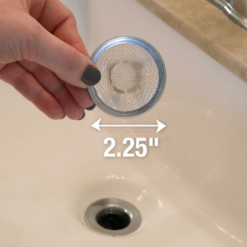 Main product image of 2-1/4" Lavatory Mesh Sink Strainer (Stainless Steel)
