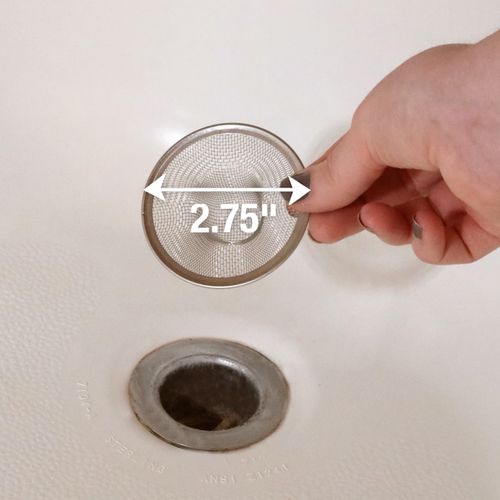 Main product image of 2-3/4" Tub Mesh Strainer (Stainless Steel)