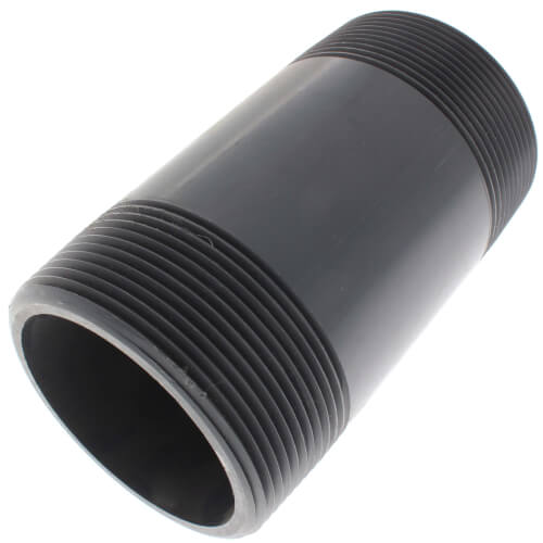 Main product image of 3" x 6" PVC Sch 80 Threaded Nipple