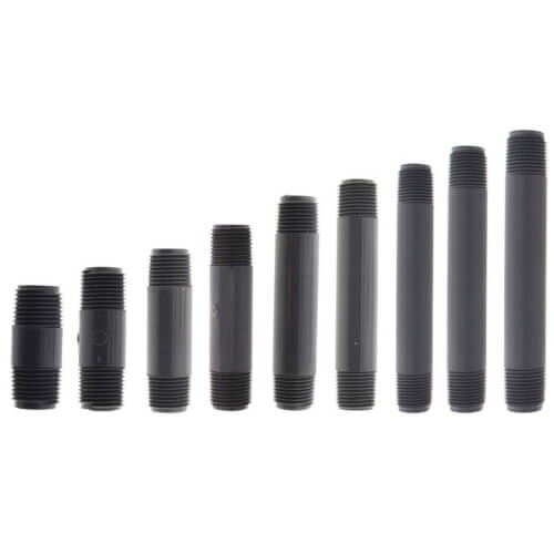 Main product image of 3" PVC Sch 80 Nipple Set (Close to 6" Length)