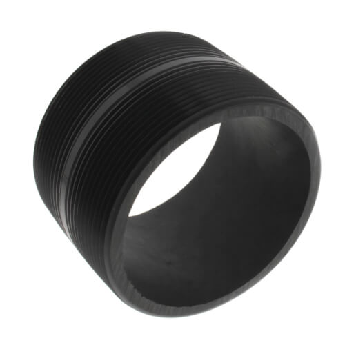 Main product image of 4" x 3" PVC Sch 80 Threaded Nipple