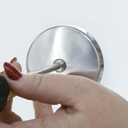 Main product image of Bathtub Overflow Plate w/ Screw for 1-Hole Drains