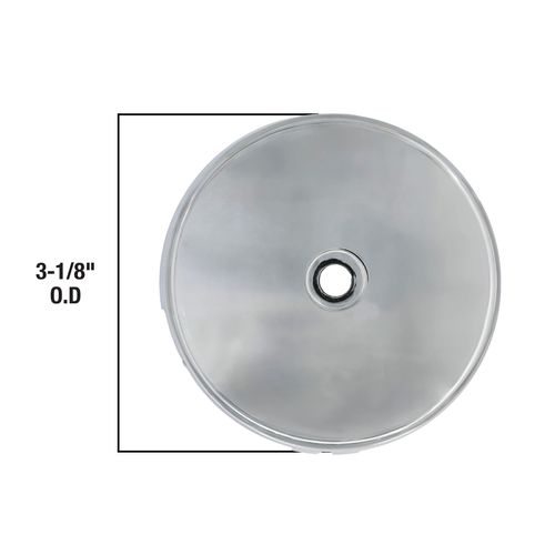 Main product image of Bathtub Overflow Plate w/ Screw for 1-Hole Drains