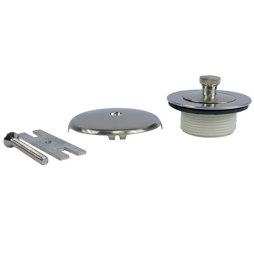 Main product image of Universal Lift & Turn Tub Drain Trim Kit w/ Overflow (Brushed Nickel)