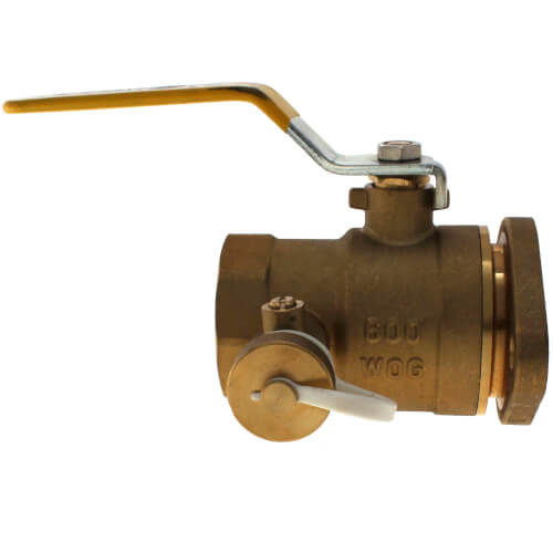 Main product image of 1-1/2" Threaded Circulator Isolation Flange w/ Purge, 600 psi
