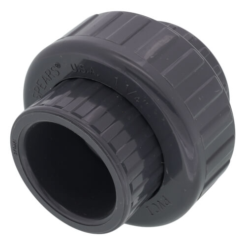 1-1/4" PVC Sch. 80 Union With EPDM O-Ring Seal (S x S)