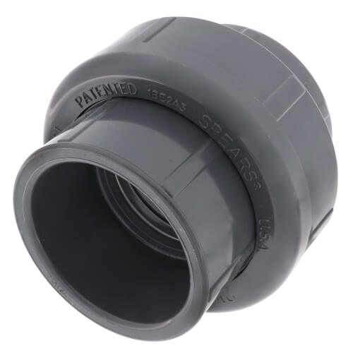2-1/2" PVC Sch. 80 Union With EPDM O-Ring Seal (S x S)