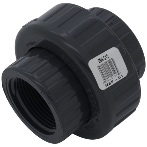 Main product image of 3/4" PVC Sch. 80 Union With EPDM O-Ring Seal (S x FPT)