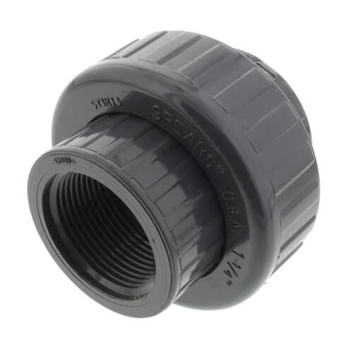 Main product image of 1-1/4" PVC Sch. 80 Union With EPDM O-Ring Seal (S x FPT)