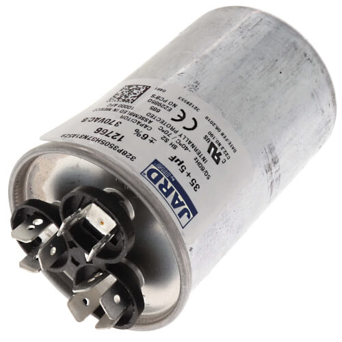 35/5 MFD Round Dual Capacitor (370V), 89M73