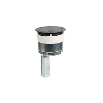Main product image of 8" Evolution Surface Style Poke-Thru Device, Pre-Wired Assembly (Gray)