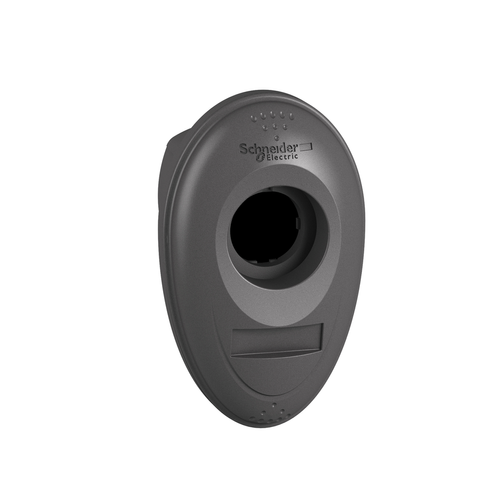 Main product image of Harmony XB5R Empty Handy Box, 1 Cut-Out, Plastic - Dark Gray