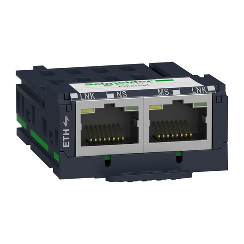 Main product image of Harmony XB5R Modbus TCP Communication Module for ZBRN1, 2 Ethernet RJ45 Connectors