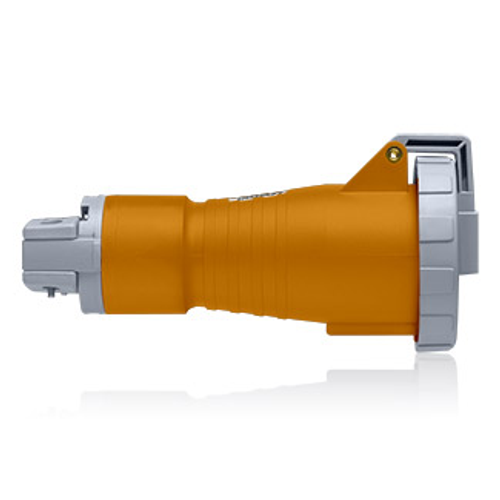 Main product image of 20A, 125/250V 3P, 4W, North American Pin & Sleeve Connector, IP67, Watertight (Orange)