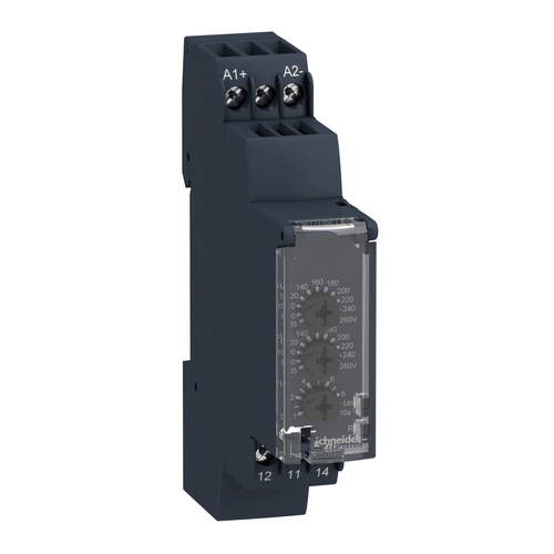 Main product image of Harmony Voltage Control Relay, Overvoltage & Undervoltage Detection (5A, 1 CO, 65-260 VAC/DC)