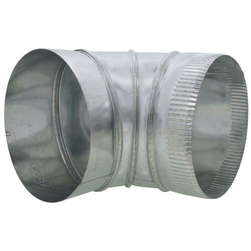 8" 26 Ga Galvanized Elbow