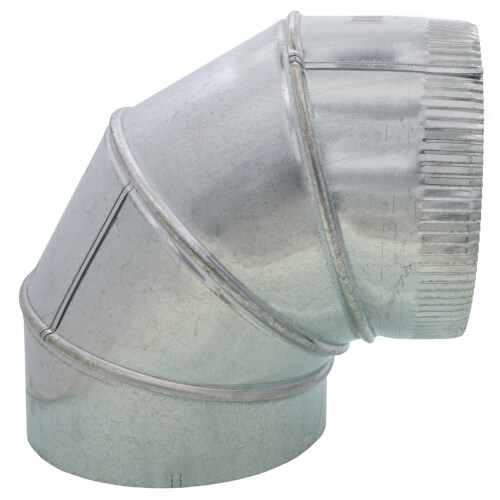 8" 26 Ga Galvanized Elbow