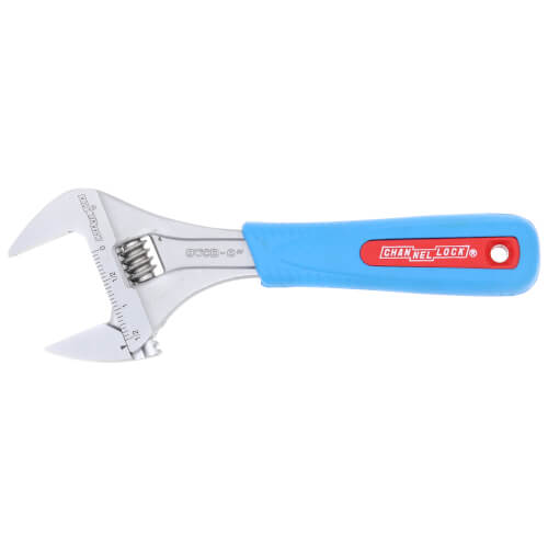 Main product image of 8" Code Blue Wide Jaw Adjustable Wrench