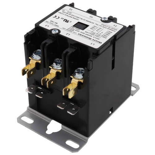 90165 White Rodgers 90165 3 Pole Contactor, 208/240 VAC Coil, 30