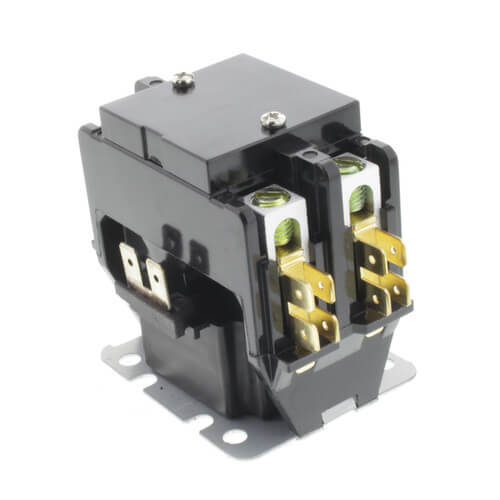 Main product image of 2 Pole Contactor, Type 122, 120 VAC Coil, 30 Amp Contacts, 224 Ohms DC Resistance, 50 mA