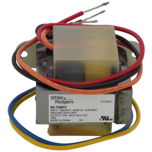 Main product image of Transformer, 40VA, 50/60 Hz, 208/240V Primary, 24V Secondary, Foot Mount