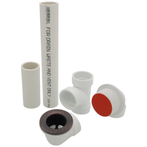 Main product image of Innovator 900 Schedule 40 PVC Bath Waste Half Kit w/ Strainer (Oil Rubbed Bronze)