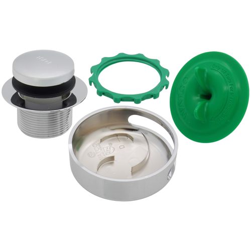 Main product image of Innovator 900 16 in. Schedule 40 PVC Bath Waste with Foot Actuated Bathtub Stopper (Chrome Plated)