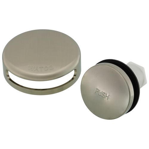 Main product image of Innovator 900 Foot Actuated Stopper and Overflow Face Plate (Brushed Nickel)