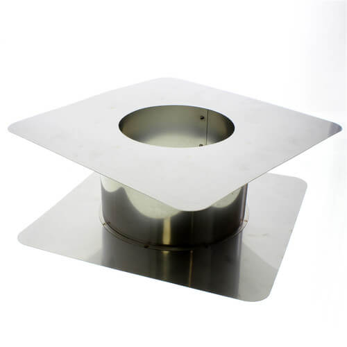Main product image of 4" Cap Wall Thimble w/ Hood (4.0" - 7.0" Wall Thickness)