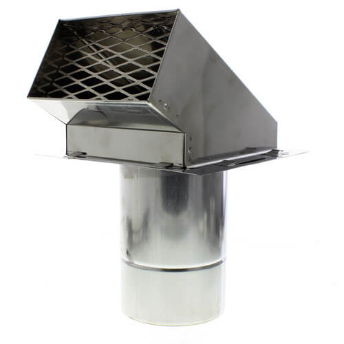 Main product image of 4" Cap Wall Thimble w/ Hood (4.0" - 7.0" Wall Thickness)