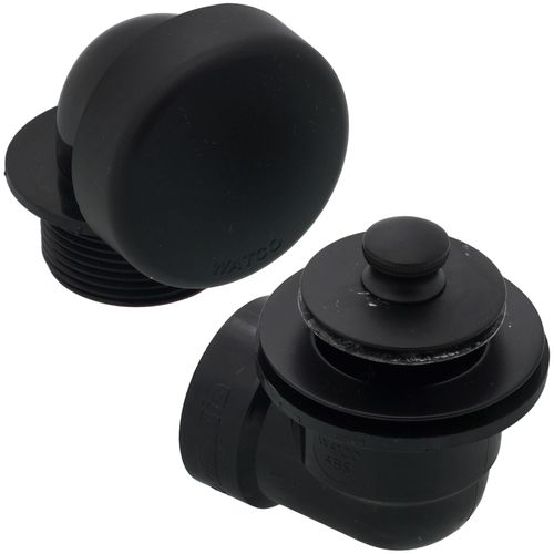 Main product image of Innovator Push Pull Bath Waste Half Kit, Schedule 40 ABS (Matte Black)