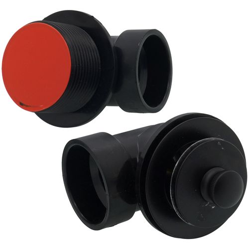 Main product image of Innovator Push Pull Bath Waste Half Kit, Schedule 40 ABS (Matte Black)