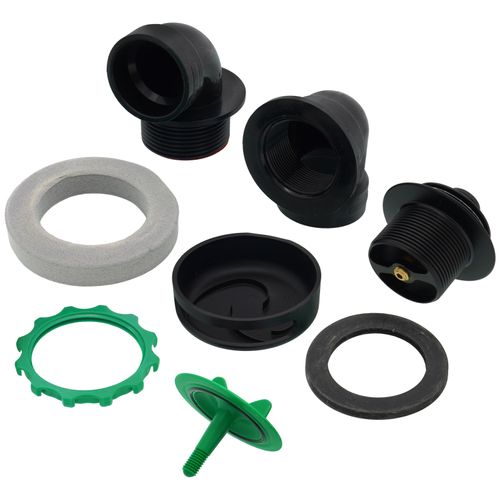 Main product image of Innovator Push Pull Bath Waste Half Kit, Schedule 40 ABS (Matte Black)