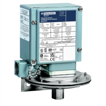 Main product image of Pressure Switch, 10 Amp, 100 Max PSI, SPDT