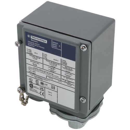 Main product image of Pressure Switch, 10 Amp, 240 Max PSI, SPDT