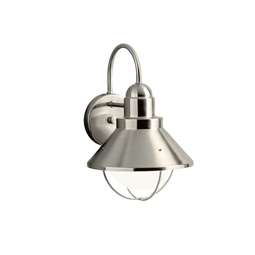 Main product image of Seaside12" 1 Light Wall Light (Brushed Nickel)