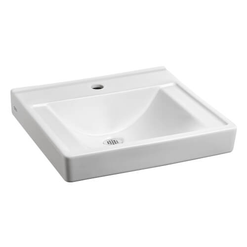 Main product image of Decorum EverClean Wall-Hung Sink With Center Hole Only, for Concealed Arms or Wall Support (White)