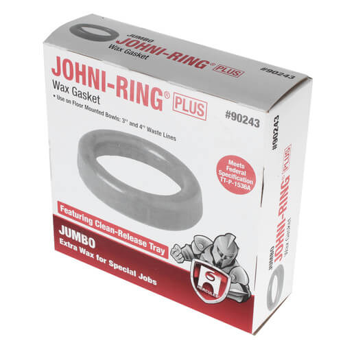 Main product image of Johni-Ring Wax Toilet Gasket - Jumbo Size (for 3" or 4" Waste Lines)