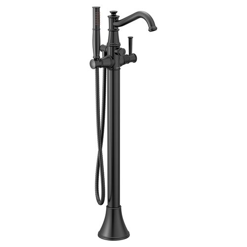 Main product image of Belfield One-handle Tub Filler Includes Hand Shower (Matte Black), 9025BL